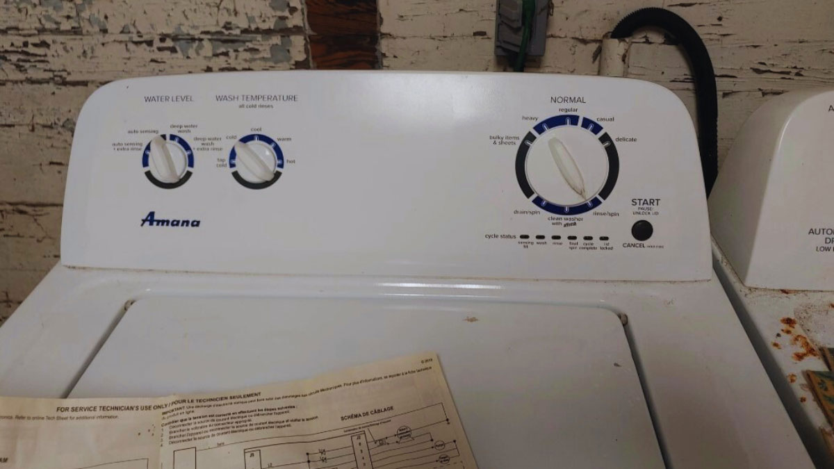 Amana Washer Troubleshooting