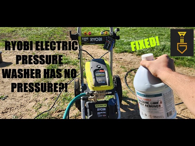 Fix Ryobi Pressure