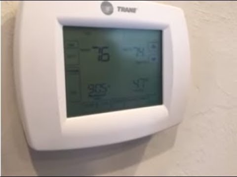 Trane Thermostat Troubleshooting