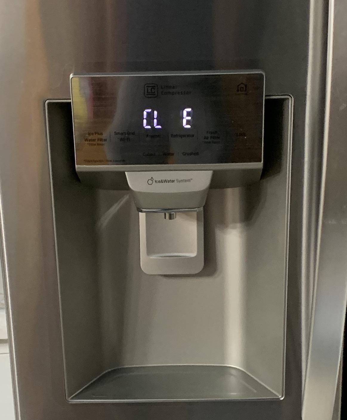 LG Refrigerator CLE Error Codes