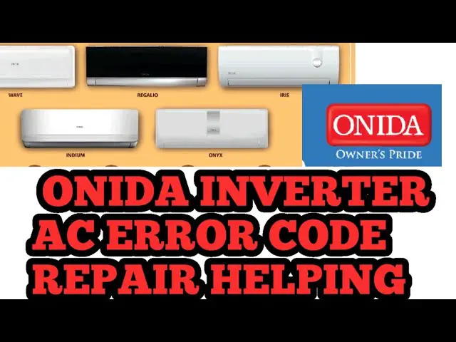 Onida AC Error